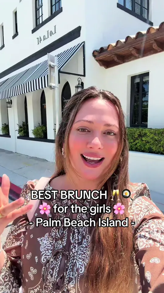 LoLa 41 Palm Beach in Palm Beach showing brunch, restaurant review, visit, video by itscaitlinmccall on TikTok