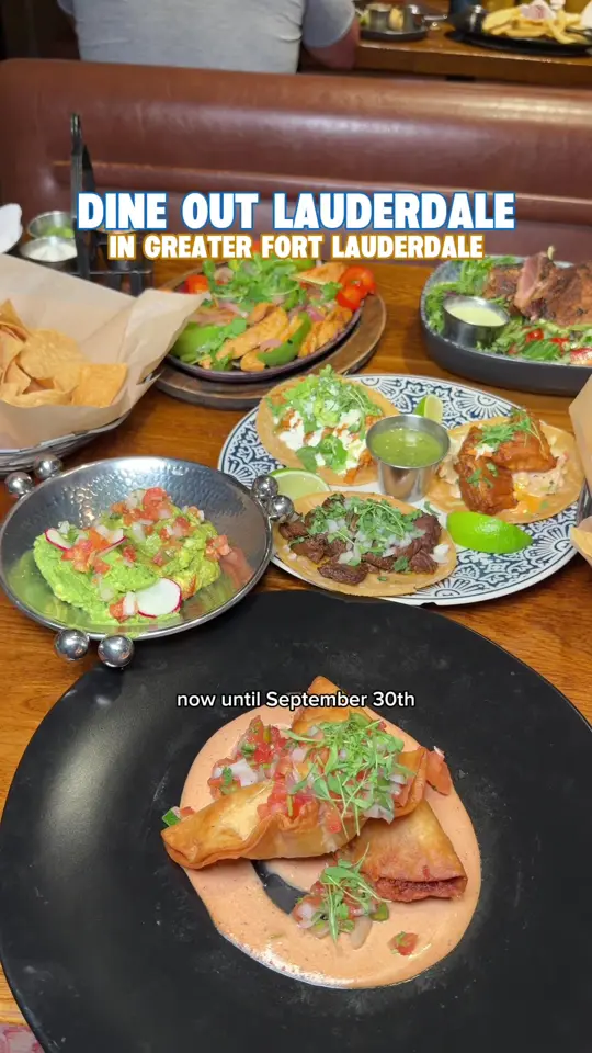  in Florida showing food, three course menu, video by explorewithgg on TikTok