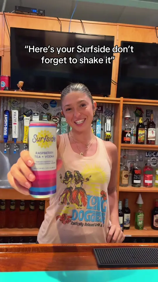 Long Doggers in Rockledge showing cocktail, surfside, video by long.doggers.cb on TikTok