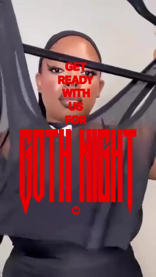 Lore in Atlanta showing event, goth night, video by cdvatl on TikTok
