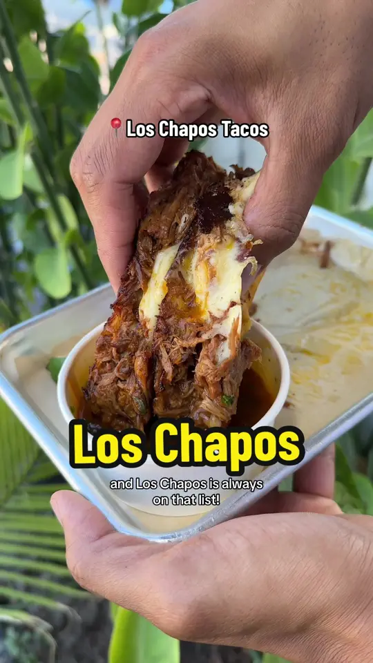 Los Chapos Tacos Lutz (Foodtruck off 41) in Lutz showing tacos, birria tacos, video by foodpeopleluv on TikTok