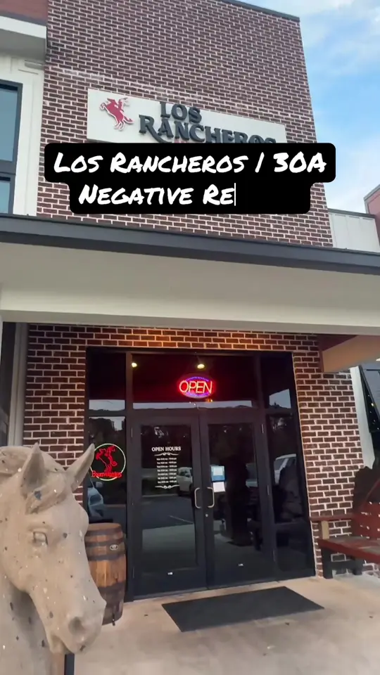 Los Rancheros in Santa Rosa Beach showing review, restaurant visit, video by christinagayer on TikTok