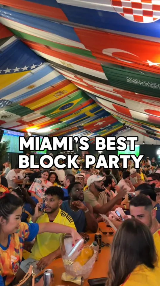Lost Boy in Miami showing sports, world cup viewing, video by Max Eats Miami on Facebook