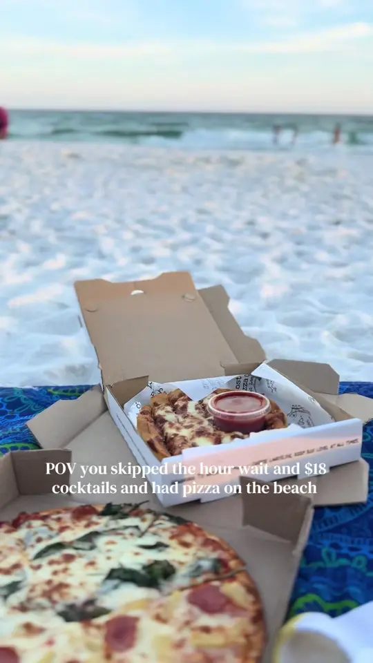 Lost Pizza Co. Fort Walton Beach in Fort Walton Beach showing pizza, beach dining, relaxed atmosphere, video by florida.jai on TikTok