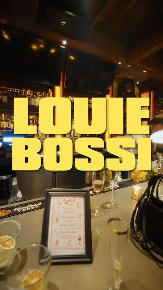 Louie Bossi's Ristorante Bar Pizzeria on TikTok, video by brandothefoodie