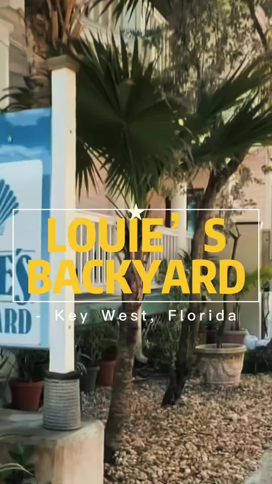 Louie's Backyard in Key West showing review, visit, video by theasianfoodtravelers on TikTok