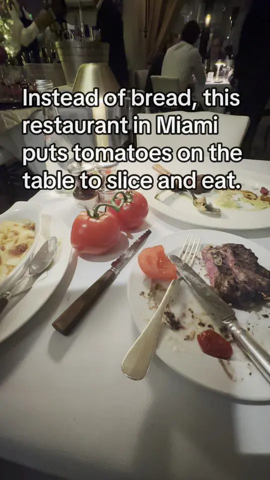 LPM Restaurant & Bar in Miami showing appetizer, vegetables, cheese, vinegar, glutenfree, video by archerfrench on TikTok