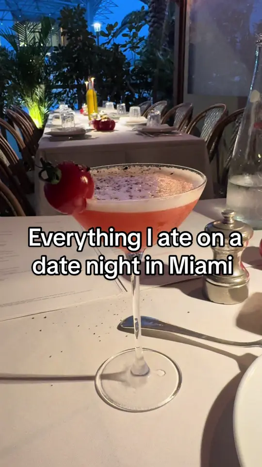 LPM Restaurant & Bar in Miami showing date night, food, video by misslanarobinson on TikTok