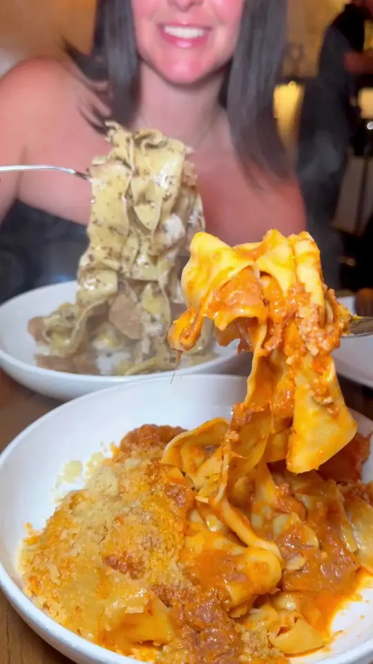 Luca Osteria in Coral Gables showing date night spot, italian food, restaurant visit, video by treatyoselfeverywhere on TikTok