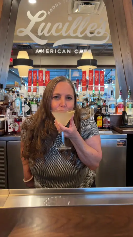 Lucille's American Cafe in Winter Haven showing summer cocktails, video by lucillesamericanc on TikTok