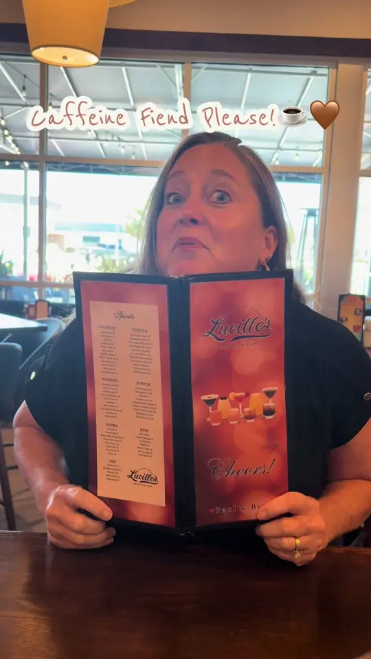 Lucille's American Cafe in Winter Haven showing cocktail, espresso martini, video by lucillesamericanc on TikTok