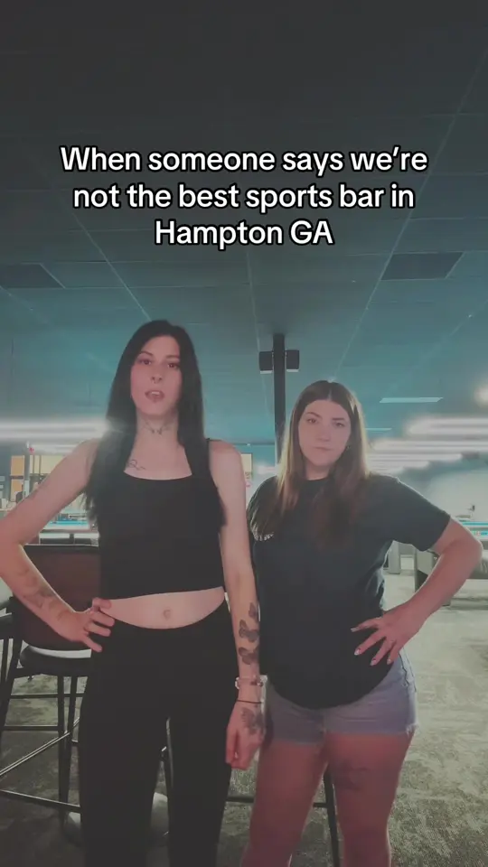 Lucky Break Sports Bar Lounge & Billards in Hampton showing drinks, sports bar atmosphere, video by luckybreak.sportsbar on TikTok