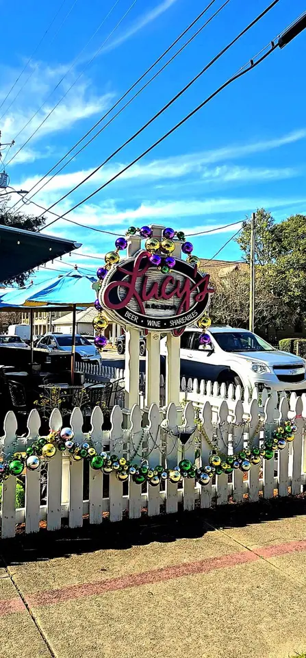 Lucy S In The Square Pensacola in Florida showing food, street tacos, wild mushroom taco, pork taco, shrimp taco, steak & blue taco, cali chicken taco, video by Pensacola Food & Family on Facebook