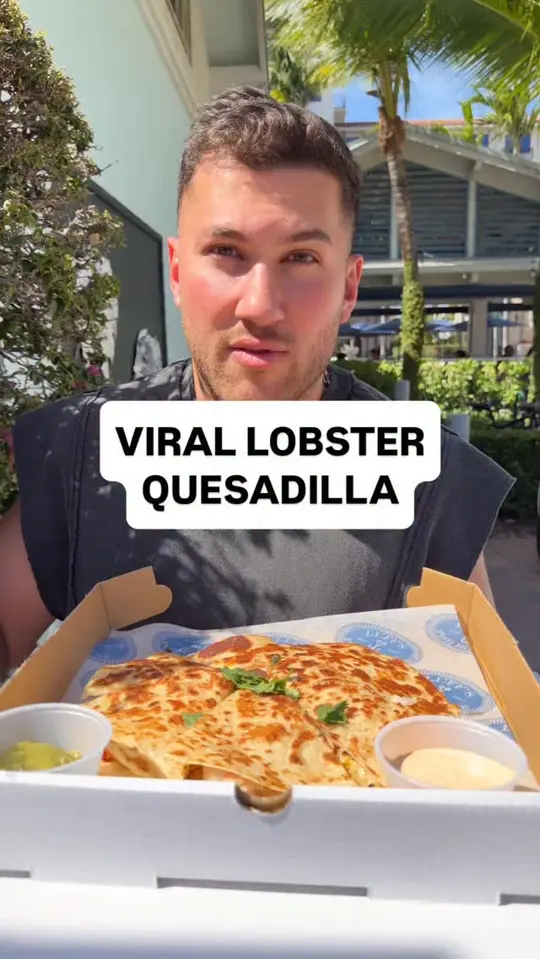 Luff's Fish House in Boca Raton showing visit, quesadilla, video by Mikeiseating on Facebook