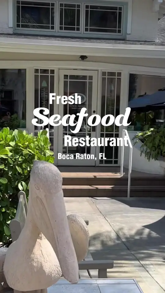 Luff's Fish House in Boca Raton showing review, visit, atmosphere, seafood, video by nycrecs on TikTok