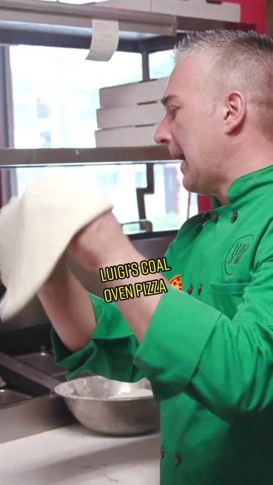 Luigi's Tuscan Grill in Fort Lauderdale showing restaurant visit, chef interview, authentic italian food, pizza, video by chadbishopgroup on TikTok