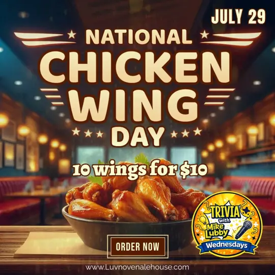 Luv'n Oven Ale House Sunrise in Sunrise showing trivia night, chicken wings, drinks, video by Luv'n Oven Ale House on Facebook