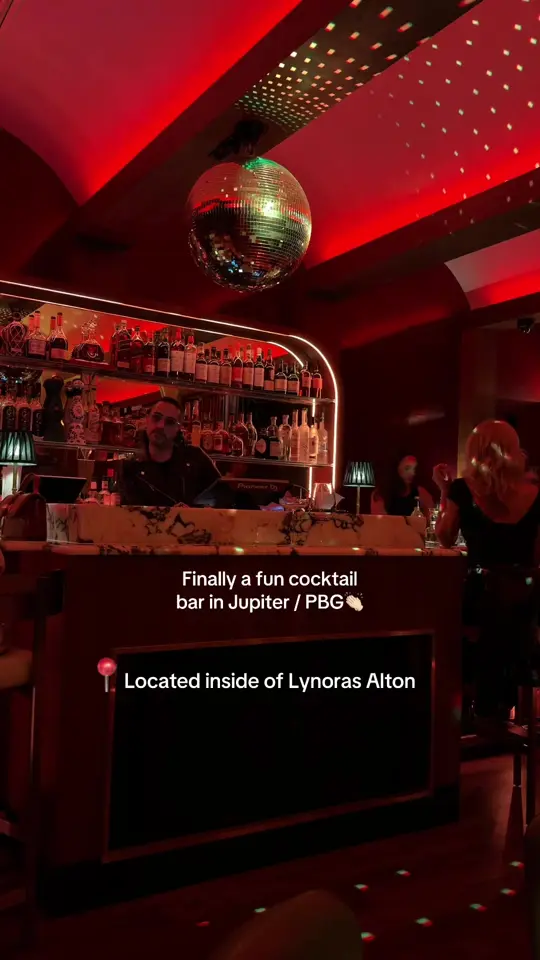 Lynoras in Jupiter showing cocktail, music, video by alleyholland on TikTok