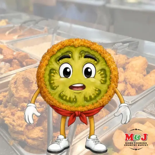 M & J Home Cooking Snellville in Snellville showing food, crispy fried green tomatoes, video by M&J Home Cooking Country Buffet Snellvil on Facebook