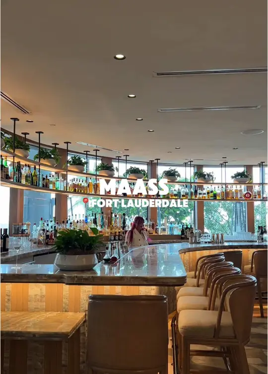 MAASS in Fort Lauderdale showing brunch, live music, oceanfront atmosphere, video by explorewithgg on TikTok