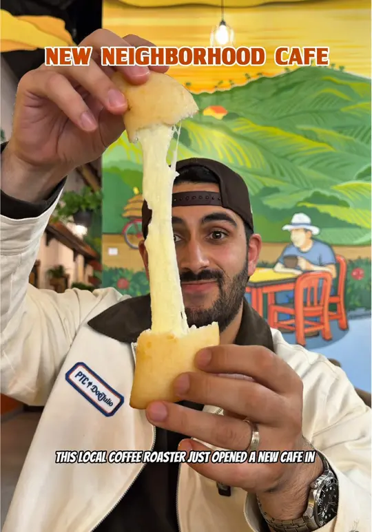 Macondo Coffee Roasters in Miami showing coffee, breakfast, lunch, video by mr.eats305 on TikTok