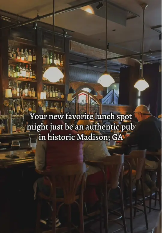 MAD Hospitality Madison, GA in Madison showing lunch, pub classics, drinks, atmosphere, video by mad.hospitality.dining on TikTok