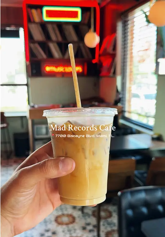 Mad Radio Miami Miami Fl Mimo District in Florida showing cafe, vinyl records, bar, club, coffee, live music, video by mr.eats305 on TikTok