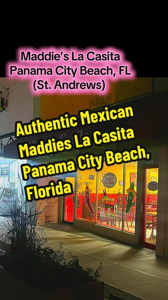 Maddie's La Casita in Panama City showing review, visit, authentic mexican food, video by pratherpartyof10 on TikTok