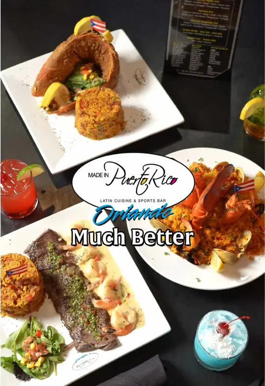 Made In PR Latin Cuisine Orlando Fl. in Orlando showing food, puerto rican classics, video by madeinprorlando on TikTok