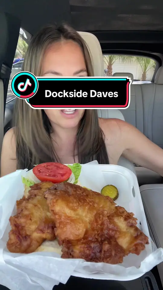 Madeira Beach Snack Shack in Madeira Beach showing fried fish, grouper, food review, mukbang, video by eatdrinkbemandy on TikTok