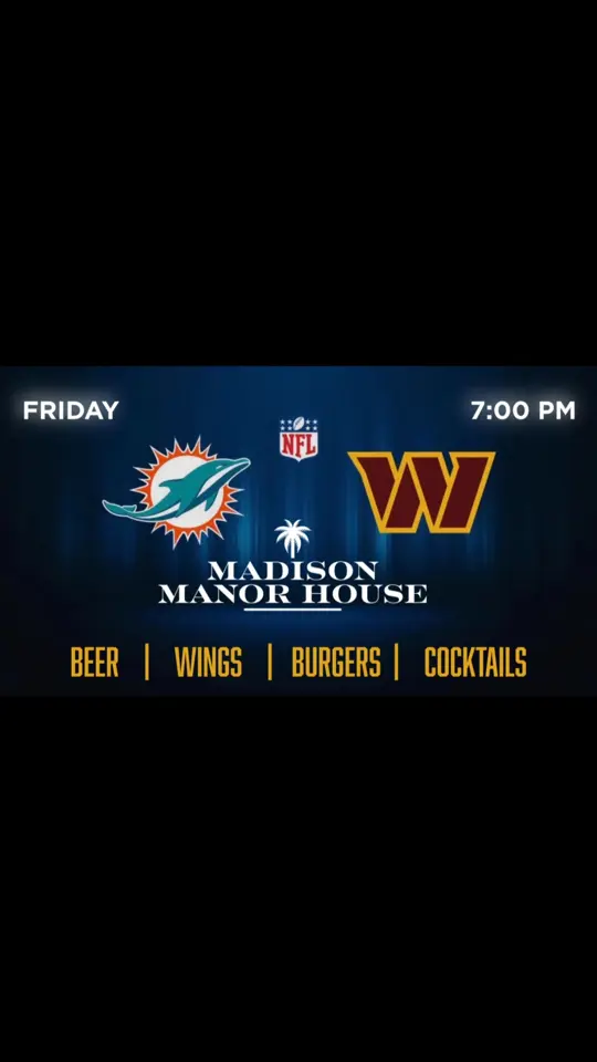 Madison Manor House Restaurant & Pub in Madison showing restaurant, pub, football, food, drinks, vibes, video by Madison Manor House on Facebook