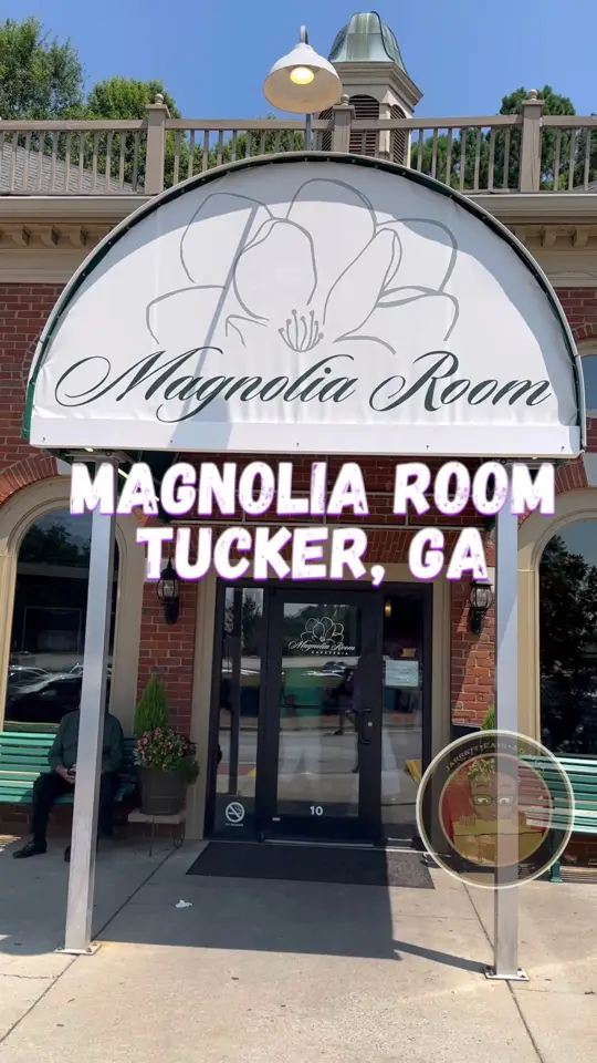 Magnolia Room Cafeteria in Tucker showing review, mushroom chicken, video by jarrettisnotimpressed on TikTok