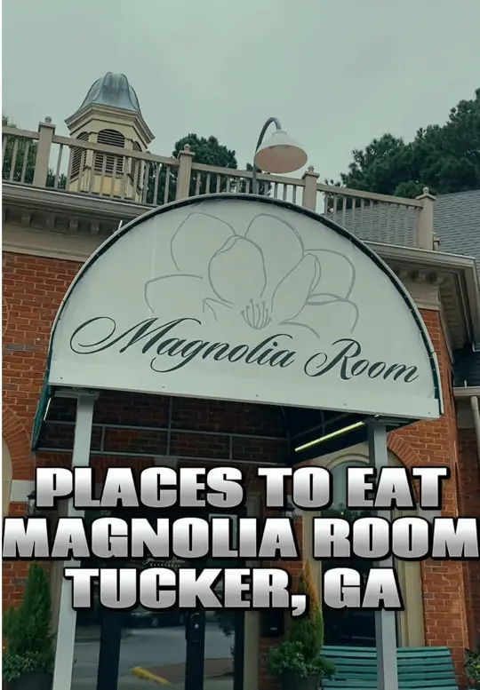 Magnolia Room Cafeteria in Tucker showing review, soul food, video by placestoeatbytarik on TikTok