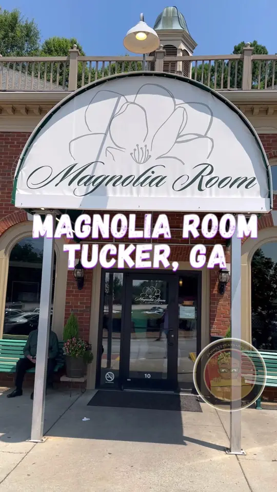 Magnolia Room Cafeteria in Tucker showing restaurant visit, review, food, video by jarrettisnotimpressed on TikTok