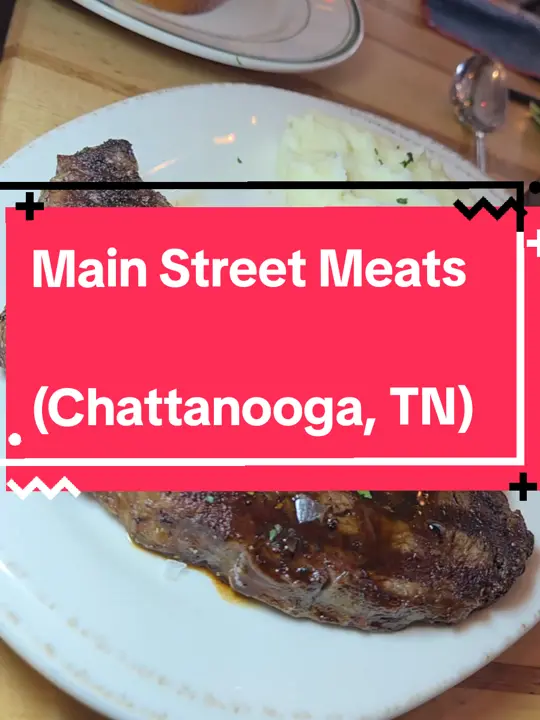 Main Street Restaurant in Snellville showing review, burgers, steaks, cheeseboard, withersbrook blue cheese, peach jam, candied nuts, video by antlantaeats on TikTok