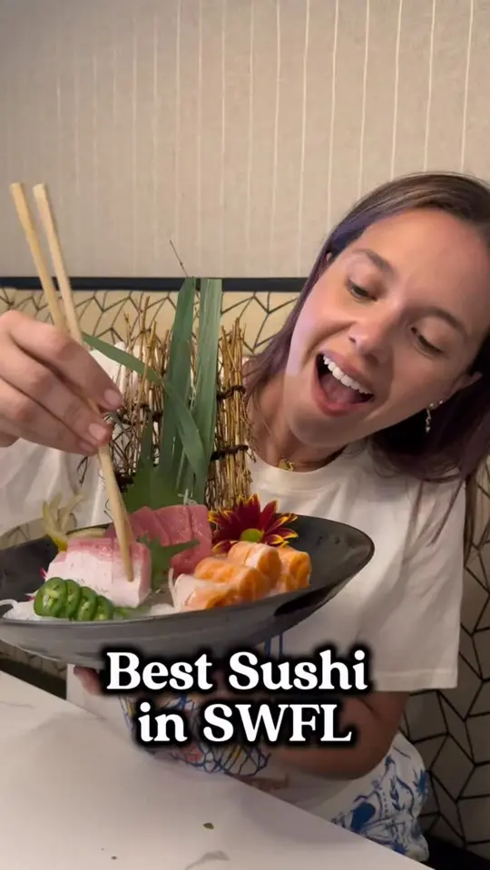 MAKS Asian Kitchen & Sushi in Fort Myers showing review, sushi, video by Love SWFL on Facebook