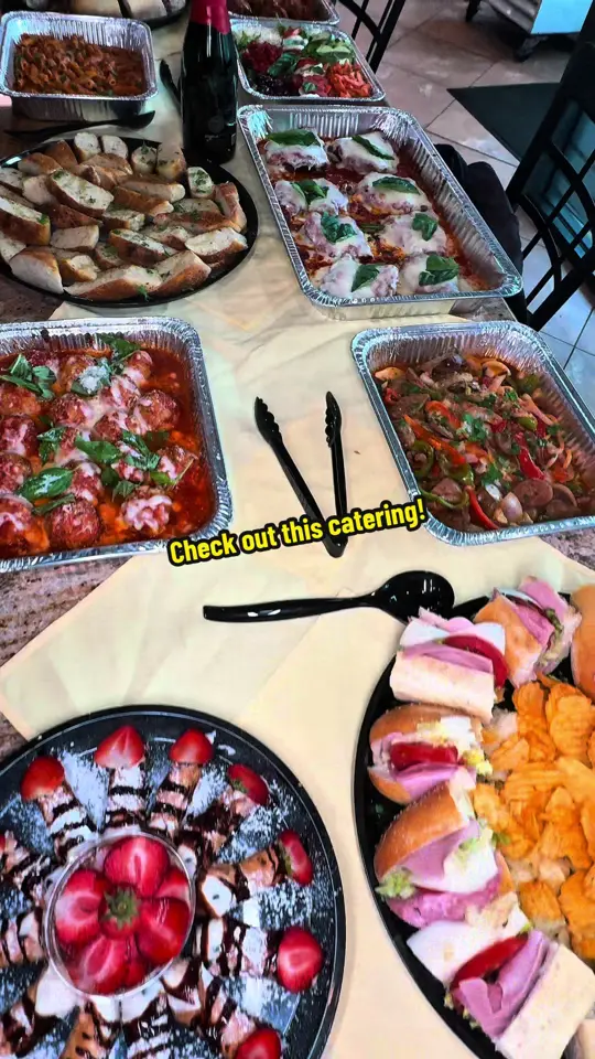 Mama's Italian of Madison in Madison showing food review, catering, spread, video by didnt_suck on TikTok