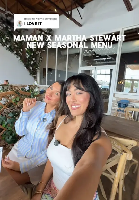 Maman in West Palm Beach showing food, seasonal menu items, video by xmichelletran on TikTok