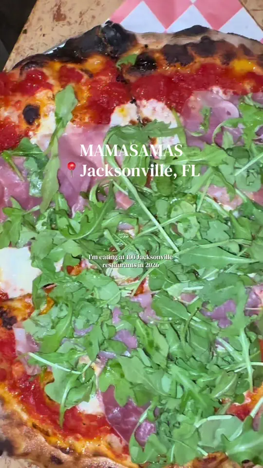 Mamasamas in Neptune Beach showing italian food, pizza, video by uncorkedbykristin on TikTok