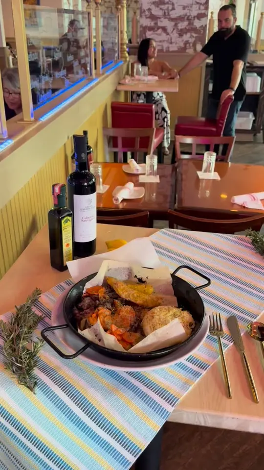 Mana Greek Fusion in Jupiter showing restaurant, atmosphere, dining experience, video by Mana Greek Fusion on Facebook