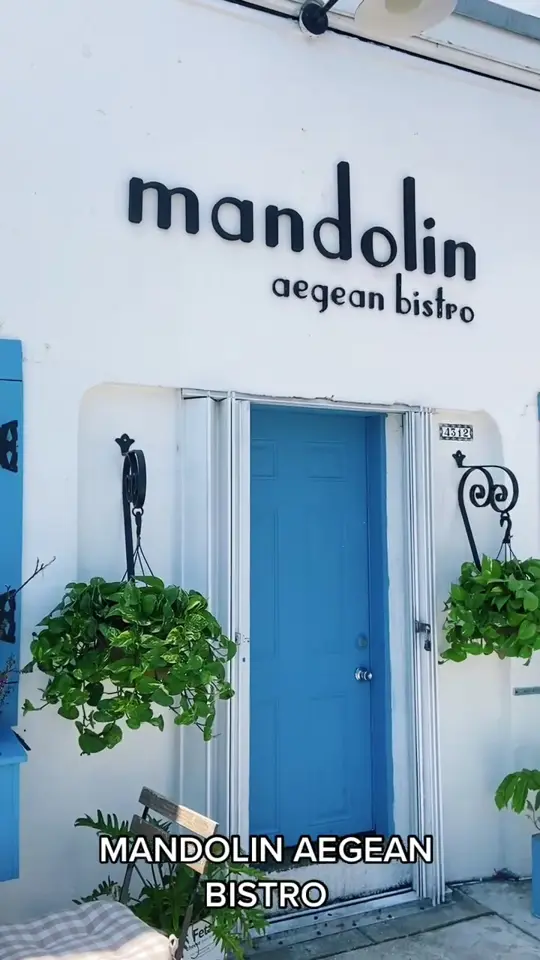Mandolin Aegean Bistro in Miami showing restaurant visit, greek food, video by the_boozy_bunch305 on TikTok