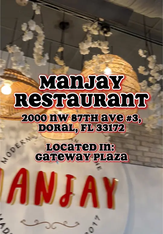 Manjay Restaurant on TikTok, video by sk8natethefoodie