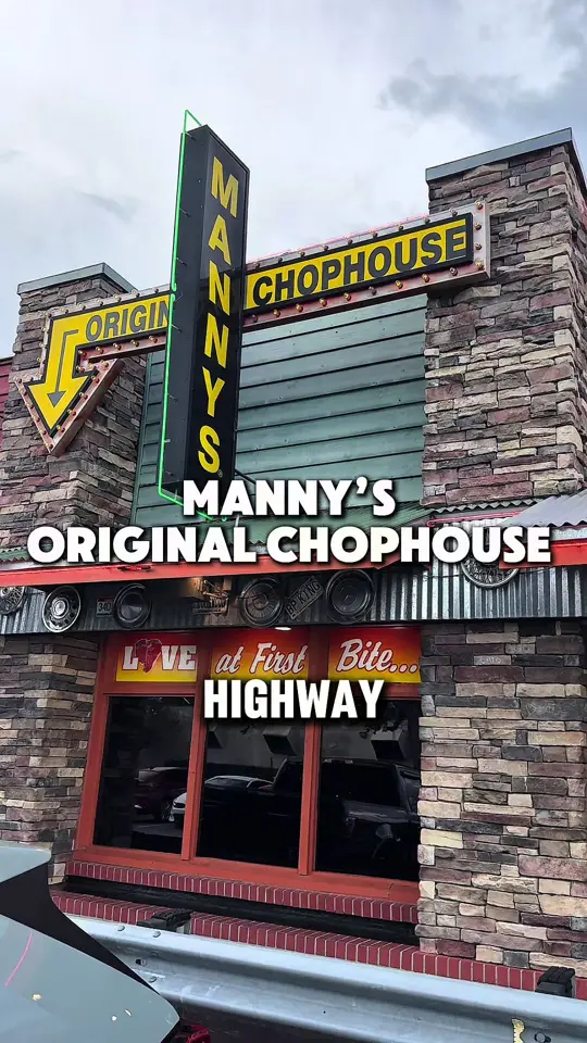 Manny's Original Chophouse in Haines City showing food, steak, ribs, prime rib, warm rolls with cinnamon butter, endless salad, video by thefriendlyhomesgroup on TikTok