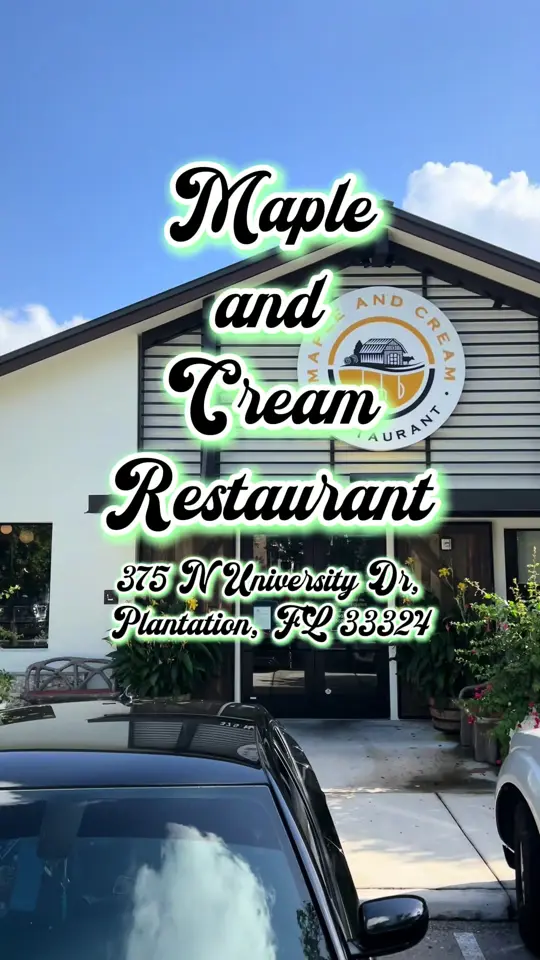 Maple and Cream Restaurant on TikTok, video by sk8natethefoodie