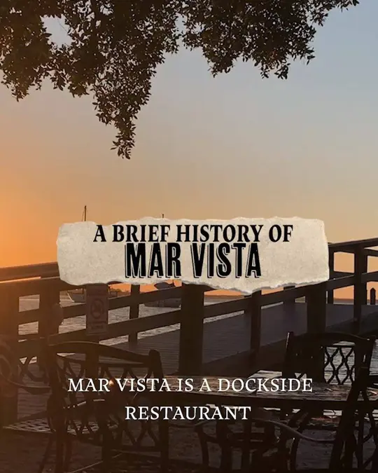 Mar Vista Dockside Restaurant in Longboat Key showing restaurant history, margarita, boats, video by Mar Vista Dockside Restaurant & Pub on Facebook