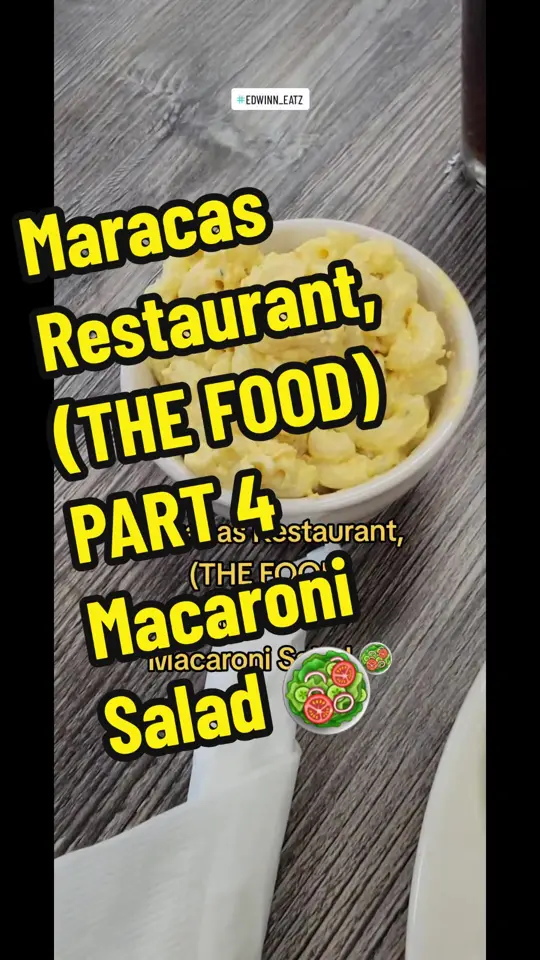 Maracas Restaurant in Kissimmee showing food, macaroni salad, video by edwinn_eatz on TikTok