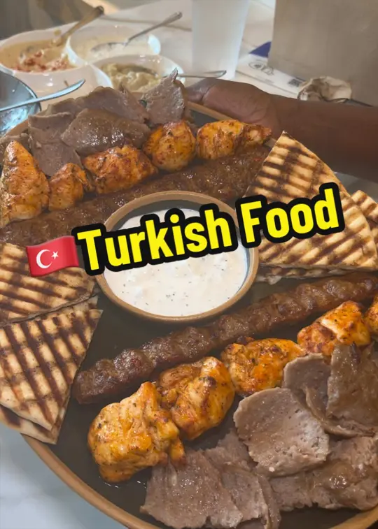 Marash Mediterranean in Delray Beach showing visit, review, family platter, video by palmbeachtourguide on TikTok