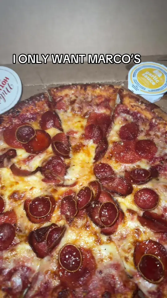 Marco's Pizza on TikTok, video by hallehallle