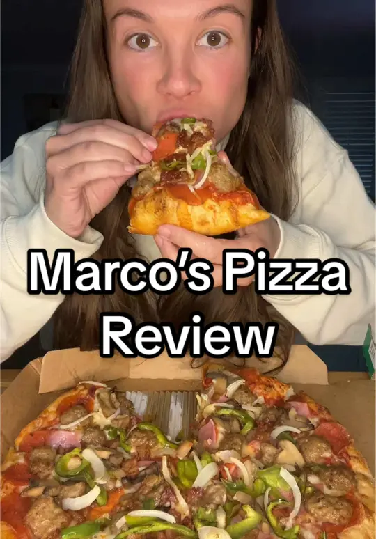 Marco's Pizza on TikTok, video by amyelizabethtaylor_