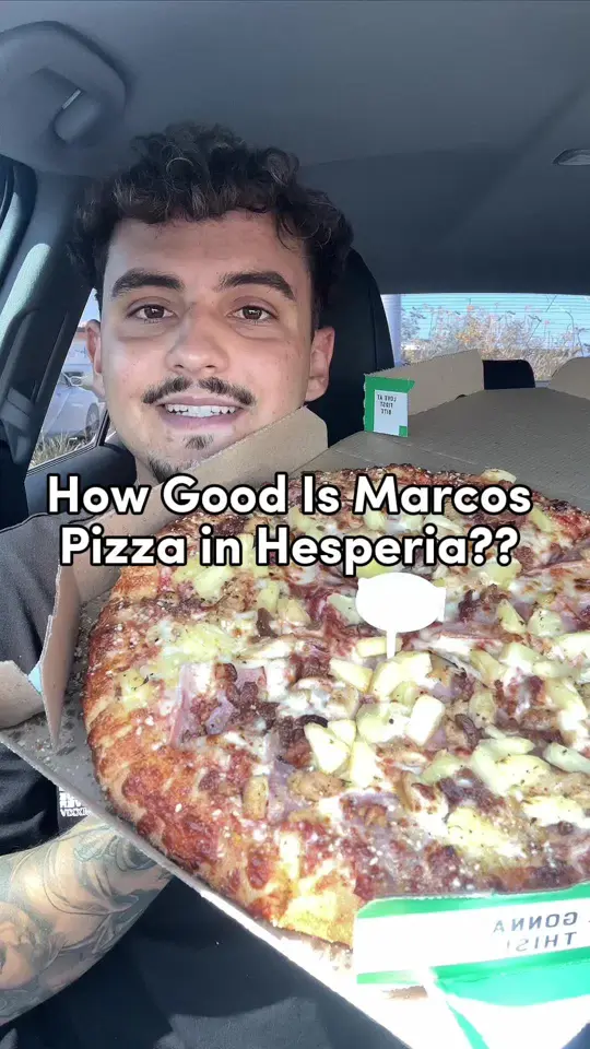 Marco's Pizza in Tarpon Springs showing food review, pizza, video by cozylieofficial on TikTok